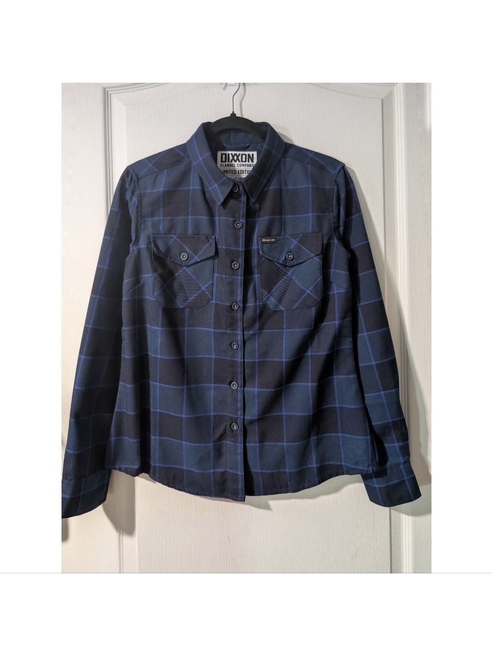Dixxon | Snap-On Limited Edition Blue Plaid Flannel In Navy